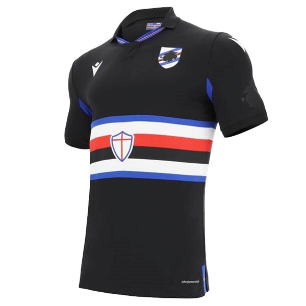 Camiseta Sampdoria Replica Tercera Ropa 2020/21 Negro